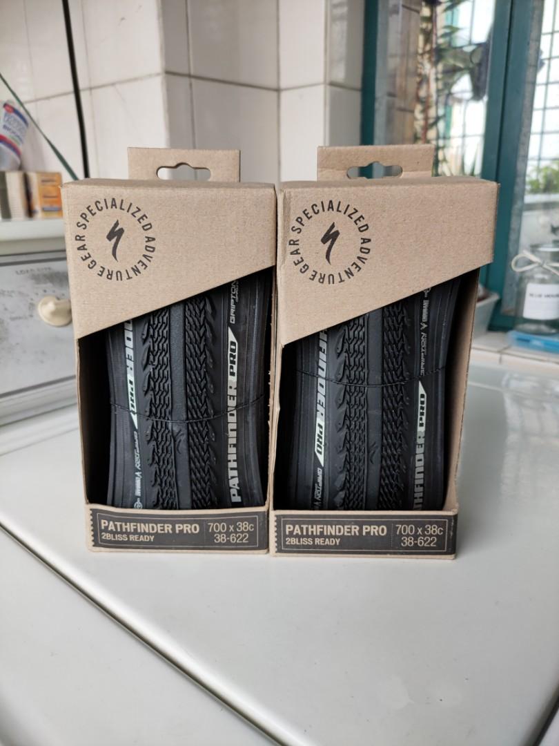 Specialized Pathfinder Pro Gravel Tires (Category: Bicycles) located in Manila. Submitted by yulo.wil (Listing ID 1100466242, Image 2). Description: 700-38c tubeless ready.