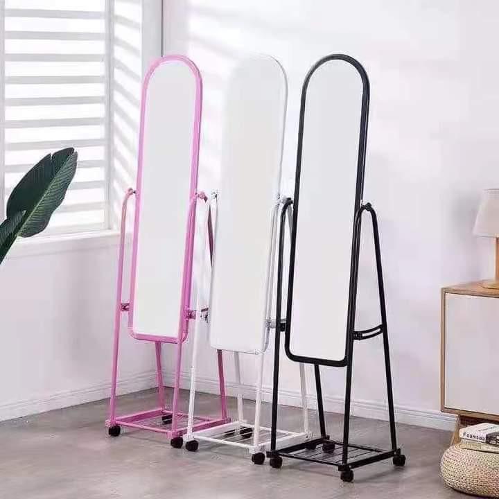 Standing mirror with wheels, Furniture & Home Living, Home Decor