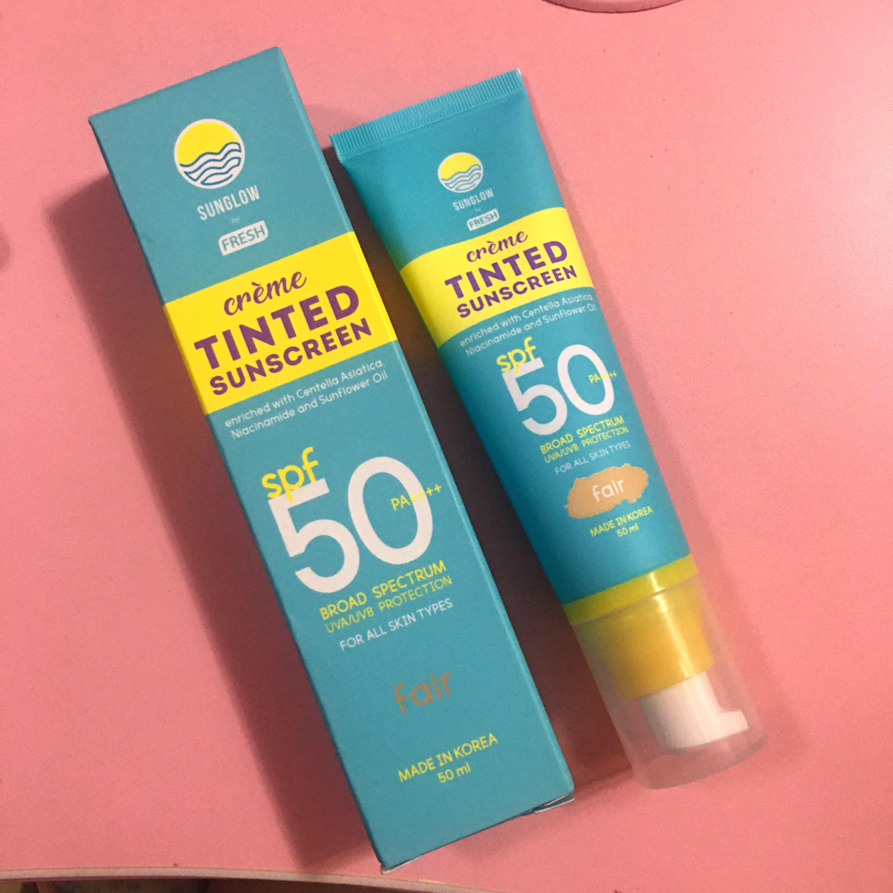Sunglow tinted sale sunscreen