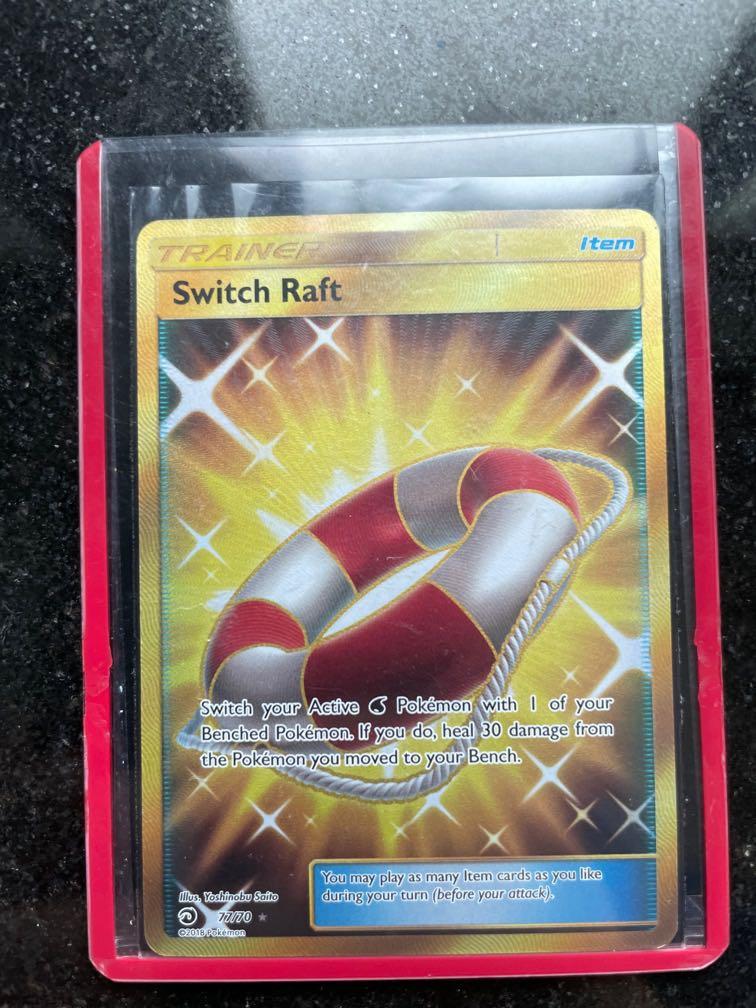 Switch Raft (Secret) [Dragon Majesty] Secret Rare 77 Pokemon TCG, Hobbies &  Toys, Toys & Games on Carousell