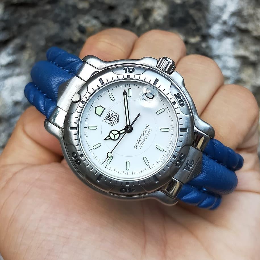 Tag Heuer 6000 Ref. WH1111 Quartz Movement Fesyen Pria Jam