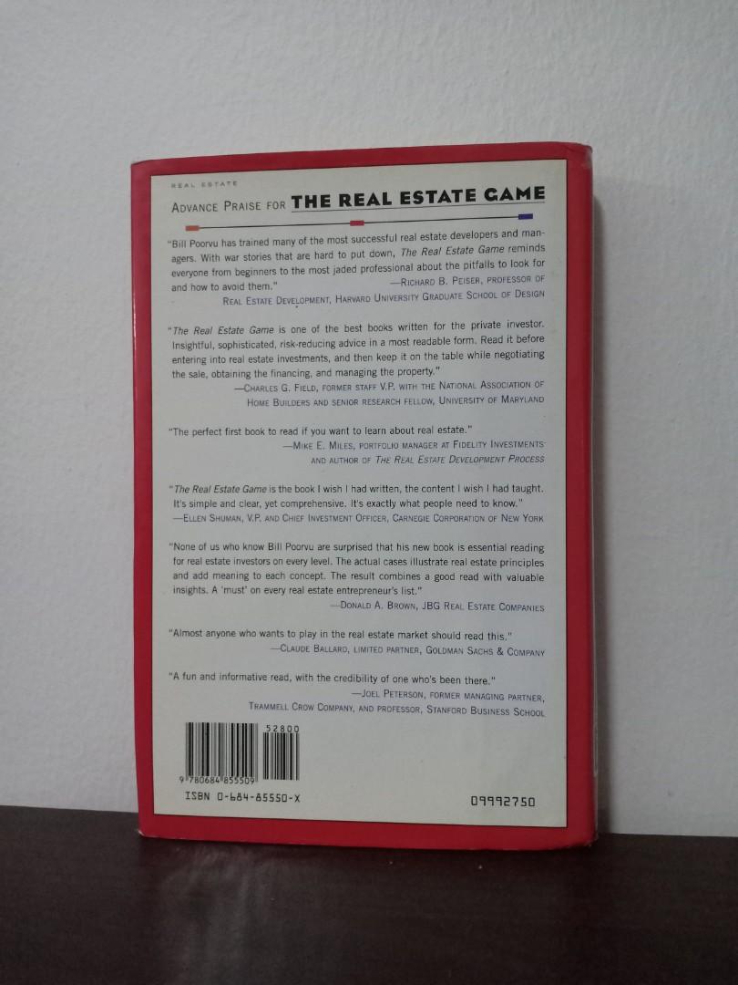 The Real Estate Game: The Intelligent Guide To Decisionmaking ...