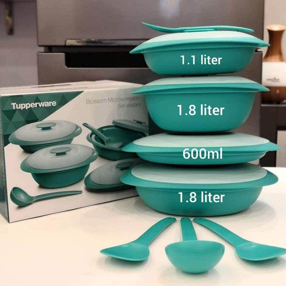 Tupperware Brands blossom serveware set, Furniture & Home Living