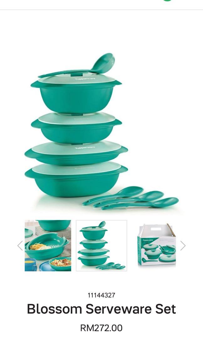 Tupperware Brands blossom serveware set, Furniture & Home Living