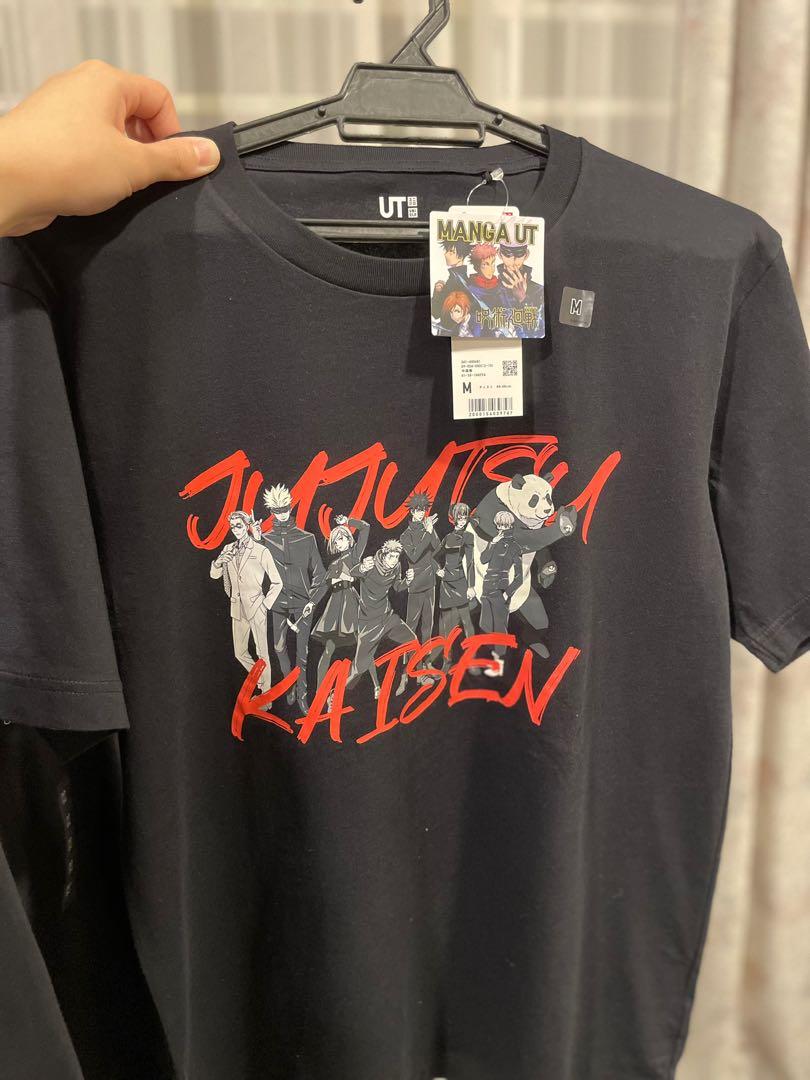 Toge Inumaki Jujutsu Kaisen Uniqlo Tshirt Streetwear Kaos Distro JJK  UNIQLOXJJK JJKXUNIQLO  Shopee Malaysia