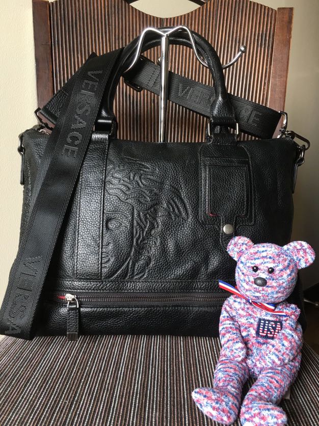 Versace Laptop Bag, Women's Fashion, Bags & Wallets, Shoulder Bags on