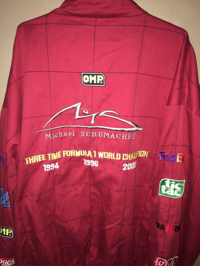 Vintage Michael Schumacher Formula 1 Racing Jacket (Category: Coats, Jackets and Outerwear) located in Quezon City. Submitted by flacko07 (Listing ID 1100566361, Image 2). Description: Vintage Michael Schumacher Racing Jacket In good condition Size L 1994 - 2000 / Three time Formula 1 World Champion series Nego.