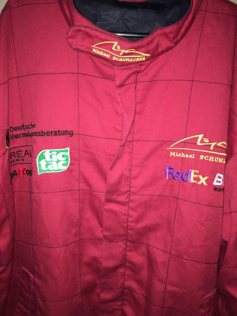 Vintage Michael Schumacher Formula 1 Racing Jacket (Category: Coats, Jackets and Outerwear) located in Quezon City. Submitted by flacko07 (Listing ID 1100566361, Image 3). Description: Vintage Michael Schumacher Racing Jacket In good condition Size L 1994 - 2000 / Three time Formula 1 World Champion series Nego.
