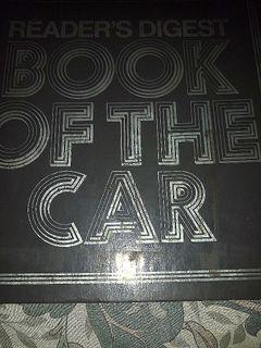 VINTAGE Reader's Digest BOOK OF THE CAR