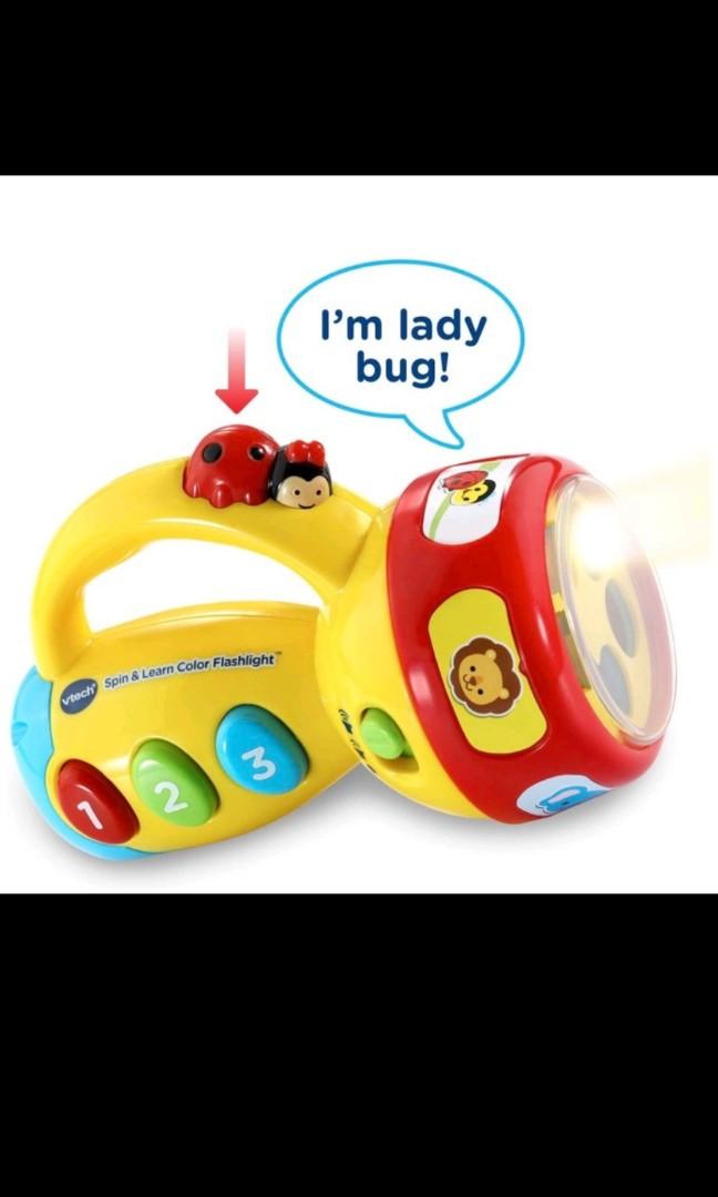 Vtech Spin and Color Flashlight, Babies & Kids, Infant Playtime on