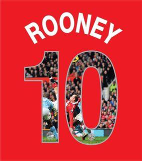 Wayne Rooney Limited Edition Nameset