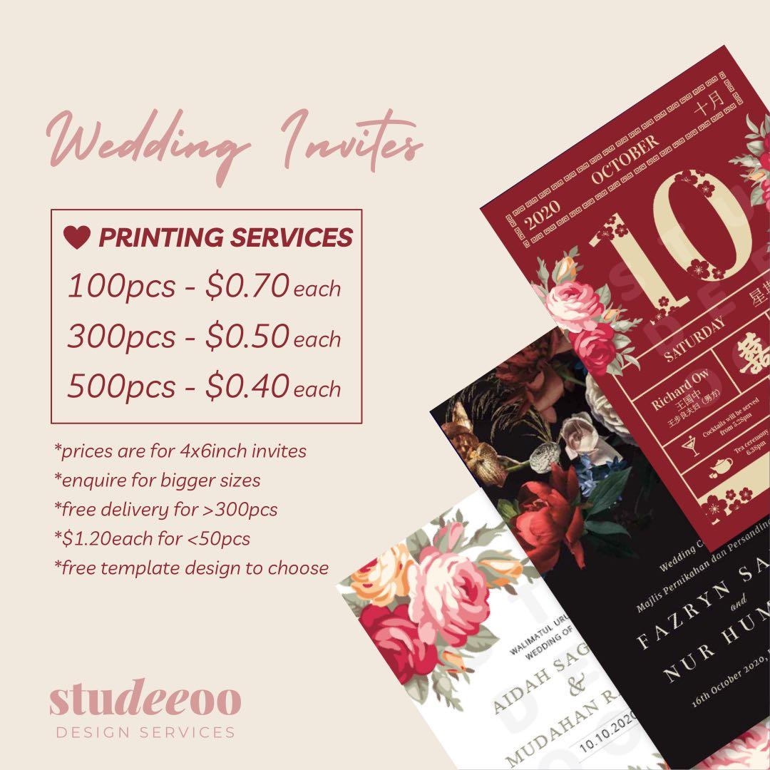 Invitation printing services online