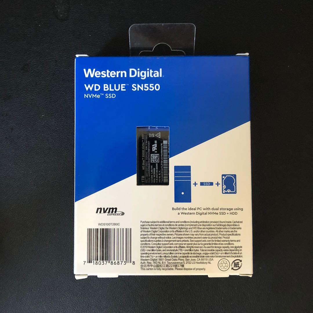 Western Digital Blue NVMe Gen3 1TB Internal SSD