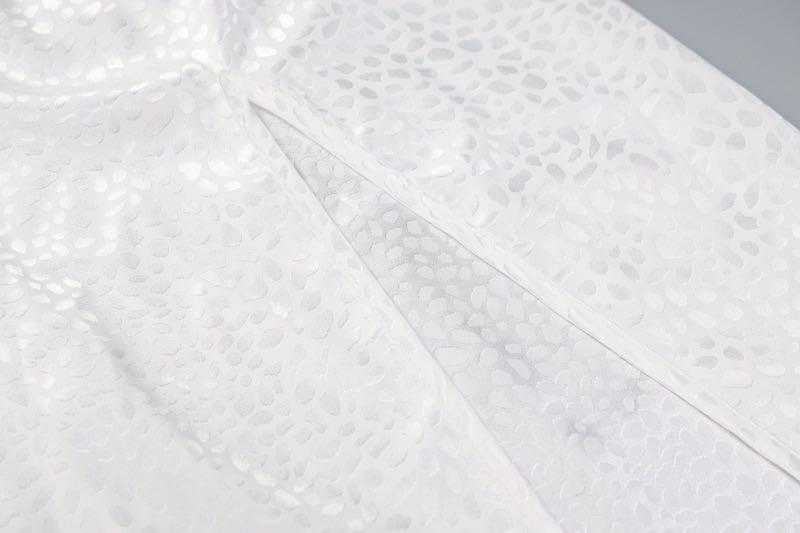 White Ruched Party Dress (Category: Dresses) located in Makati City. Submitted by immistermeeseeks (Listing ID 1100496012, Image 2). Description: Bust: 34B-36B Waist: 27-29 RFS: wrong size .