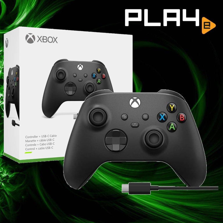 XBox Wireless Controller + USBC Cable (1410111) Brand New, Video