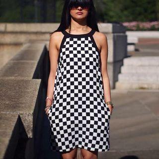 Zara Black and White Checkered