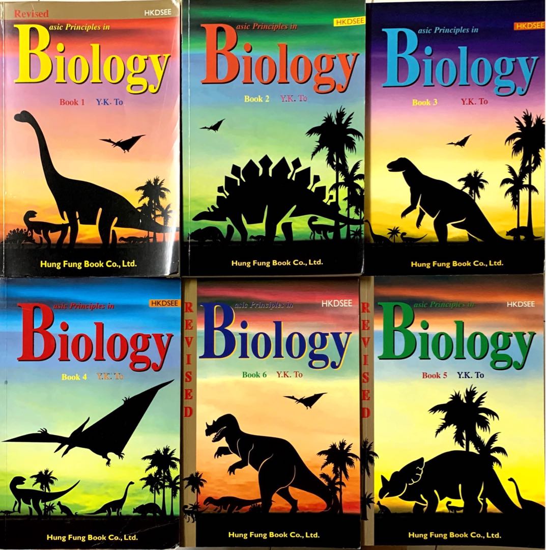 [全套1 - 6 冊] Biology 生物科 恐龍書 Basic Principles in biology Book 1-6, 興趣及遊戲 ...