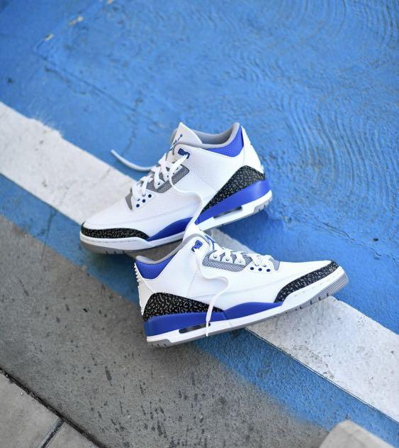 racer blue 3s raffle