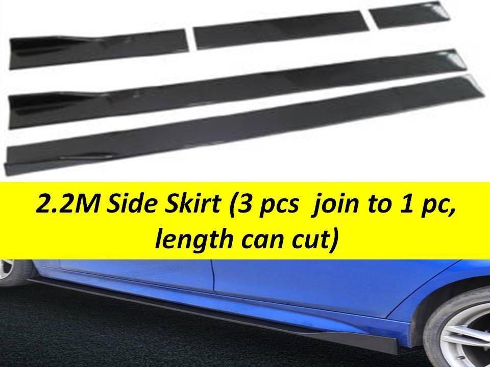 30/80 Universal side skirt + install front lip bodykit for all cars