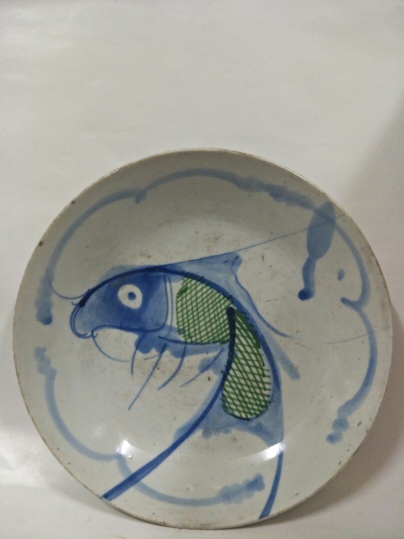 民国青花鱼盘出售 Antiques Vintage Collectibles On Carousell