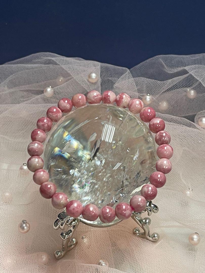 薔薇輝手串7 女裝 飾物及配件 寶石 鑽石 水晶 Carousell