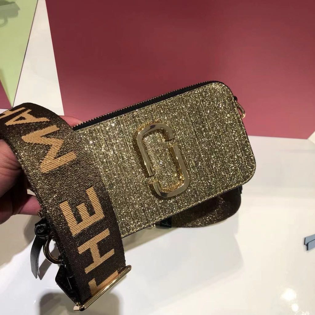 ARRIVING SOON Marc Jacobs Snapshot Glitter Leather Crossbody