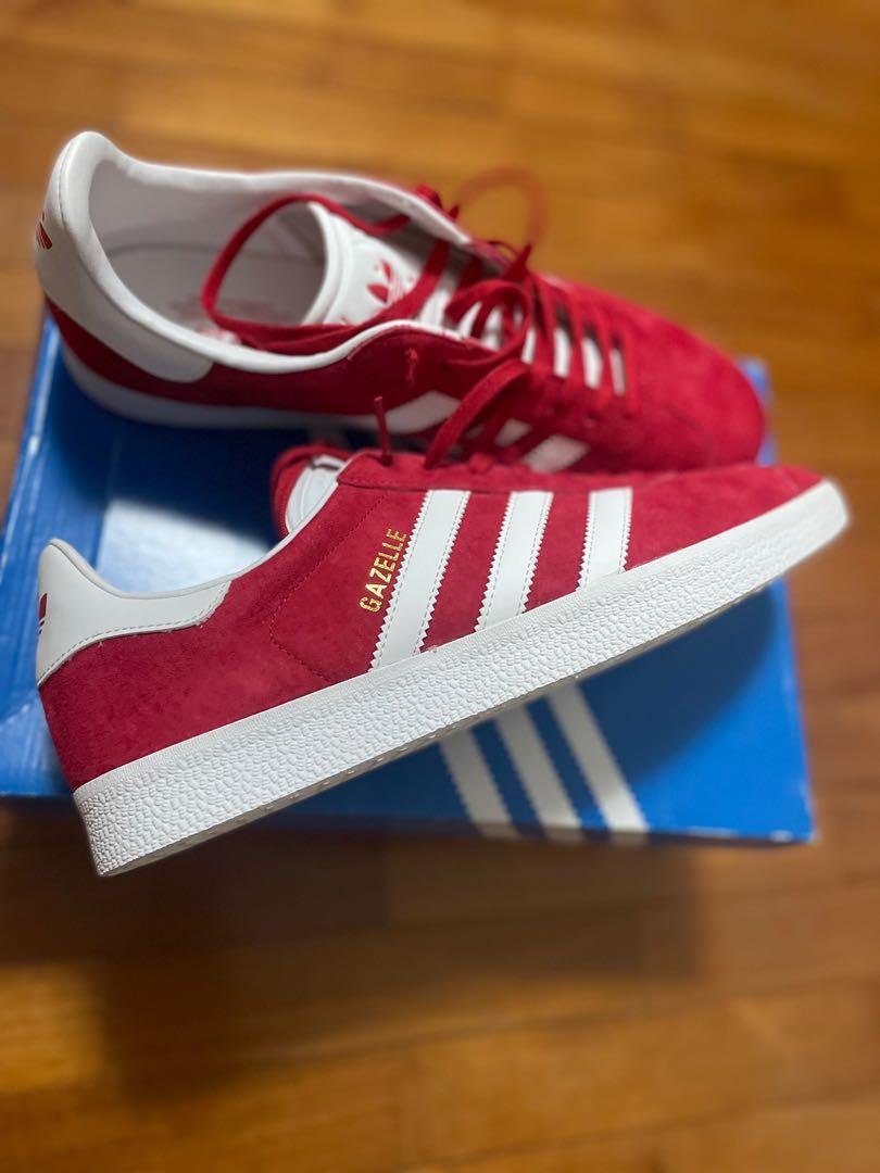 Adidas Gazelle Pig Skin (Red) - Authentic/Original - Limited Edition ...