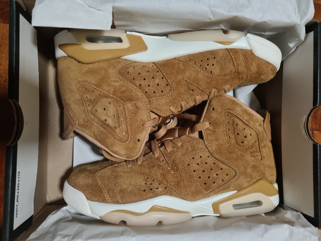 Nike Air Jordan 6 Retro Wheat Golden Harvest Women s Fashion