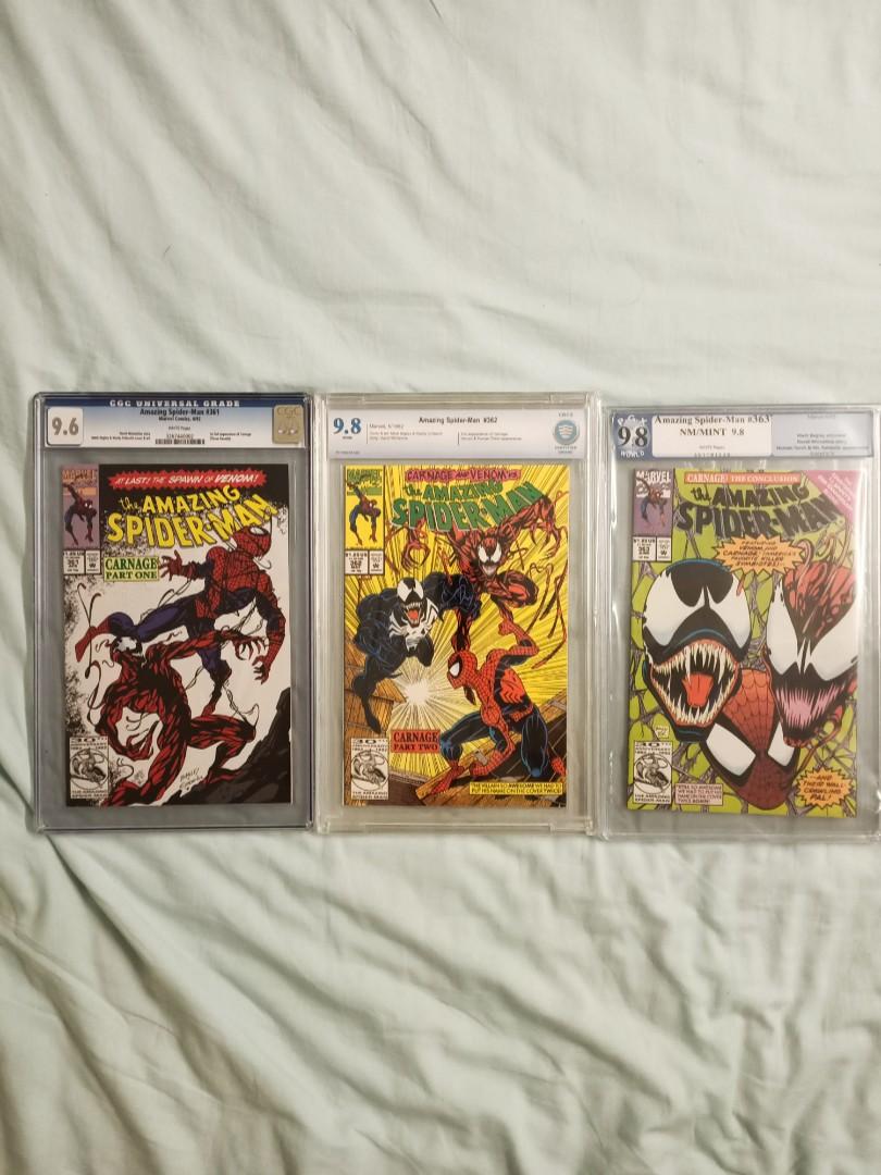 Amazing Spider-Man #363 5 copies Carnage 3rd appearance 