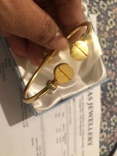 Angsa Emas Bangle 916 gold