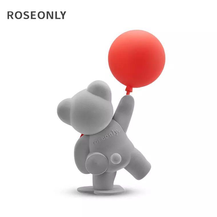 AUTHENTIC ROSEONLY Rose Confession Bear with Glass