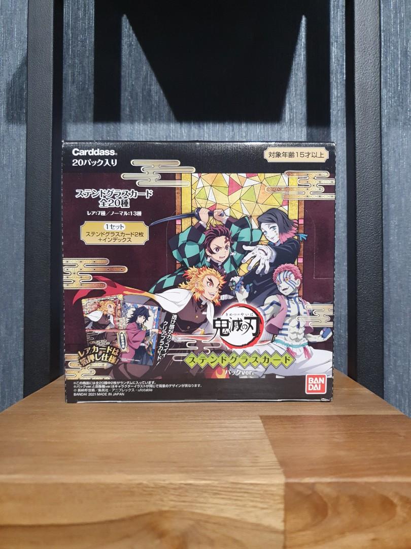 Bandai Carddass Demon Slayer Kimetsu no Yaiba Stained Glass Card Booster Box  MISB, Hobbies & Toys, Toys & Games on Carousell