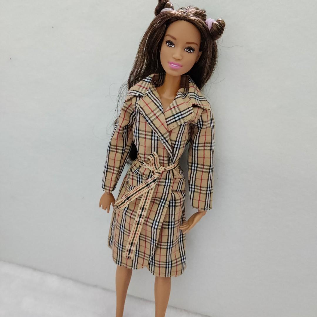 Barbie trench coat top