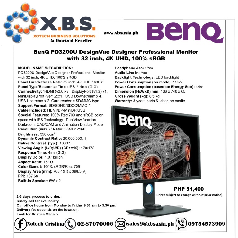 PD3200U｜32-inch 4K UHD sRGB Designer Monitor