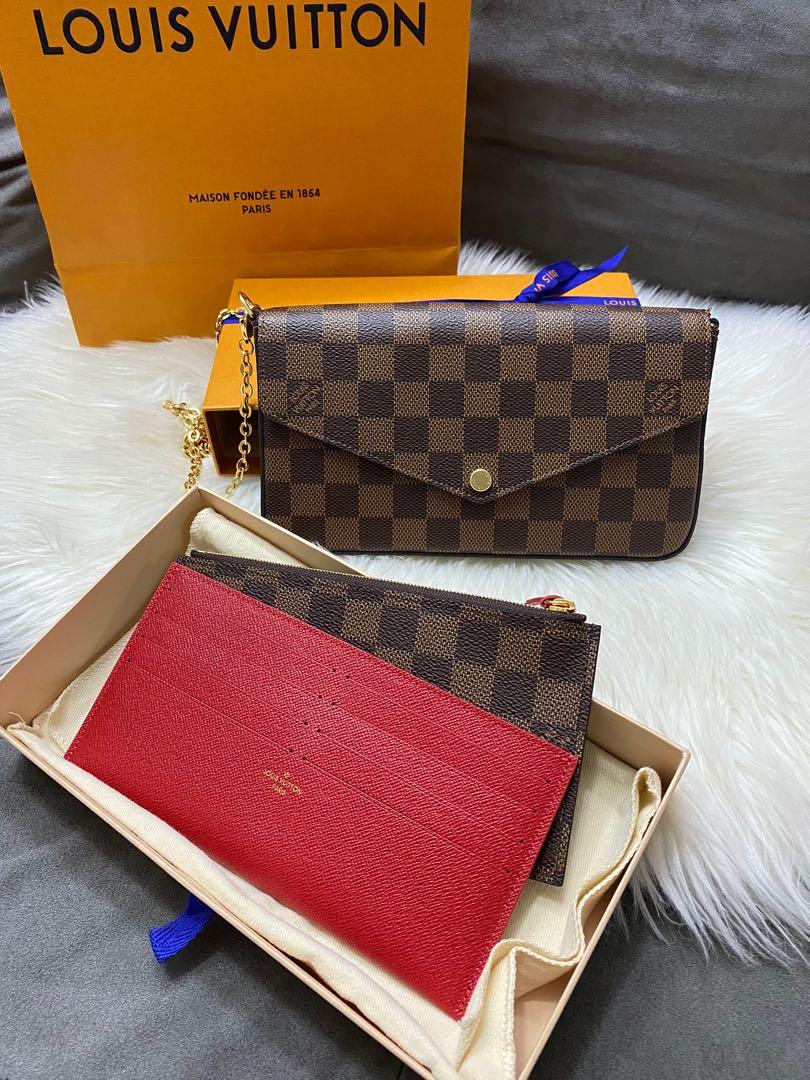 100% Authentic LV Felicie in Damier Ebene 2020 – Ann's Preloved Luxury PH