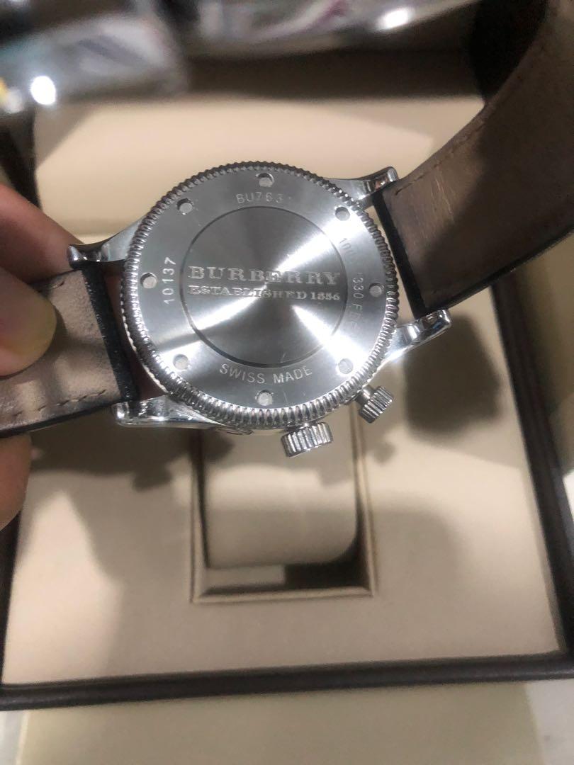 Burberry watch deals serial number
