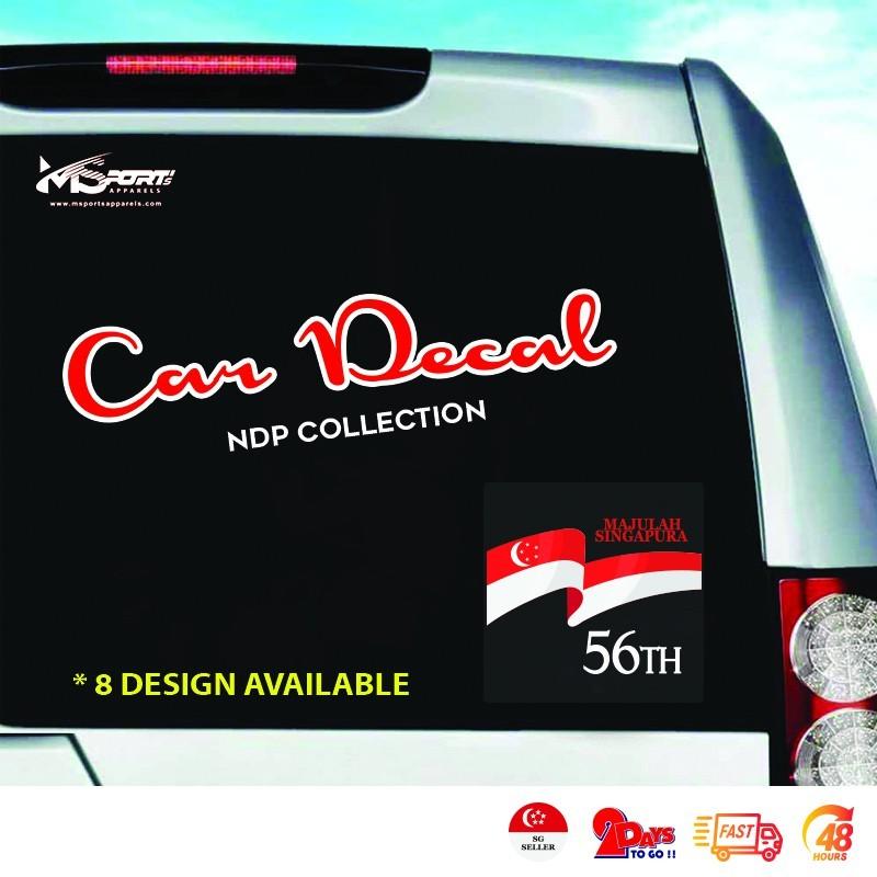 Car decals singapore limited edition NDP 2021 National day car decal