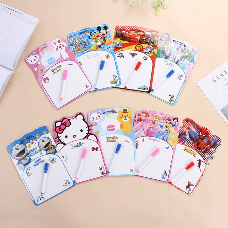 Cartoon Whiteboard With Timetable Goodie Gag Children Birthday Gifts ...
