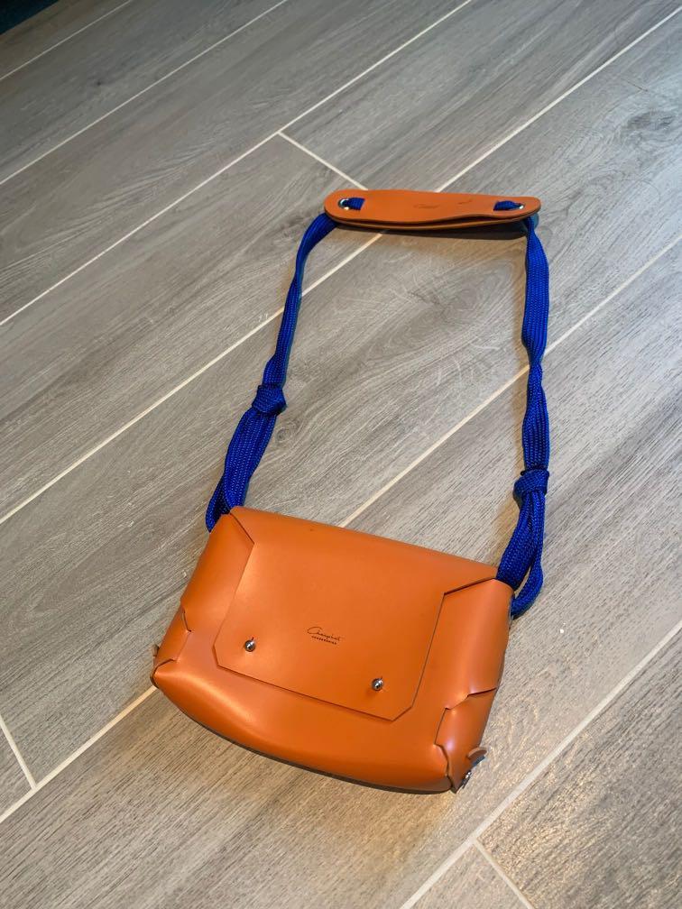 Orange crossbody handbag clearance