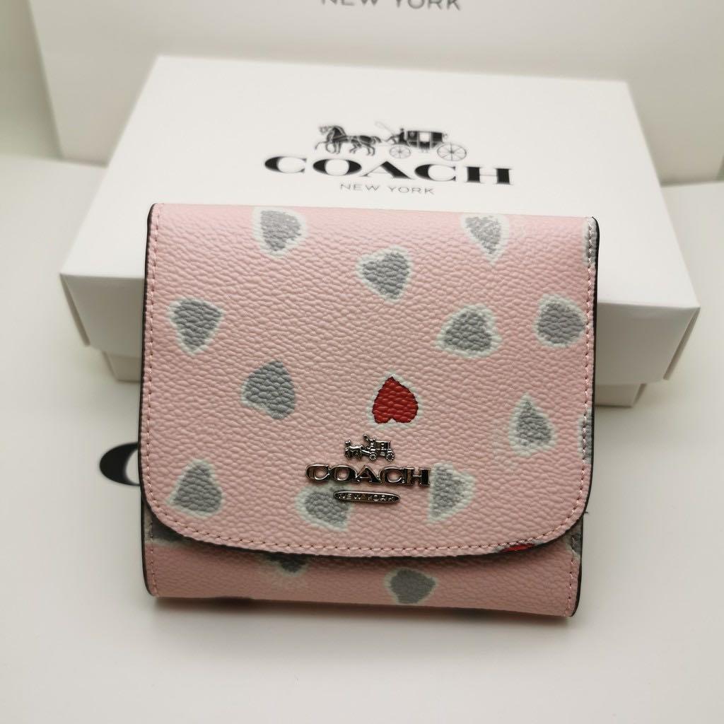 Coach Card Holder pink, Women's Fashion, Bags & Wallets, Wallets & Card  Holders on Carousell