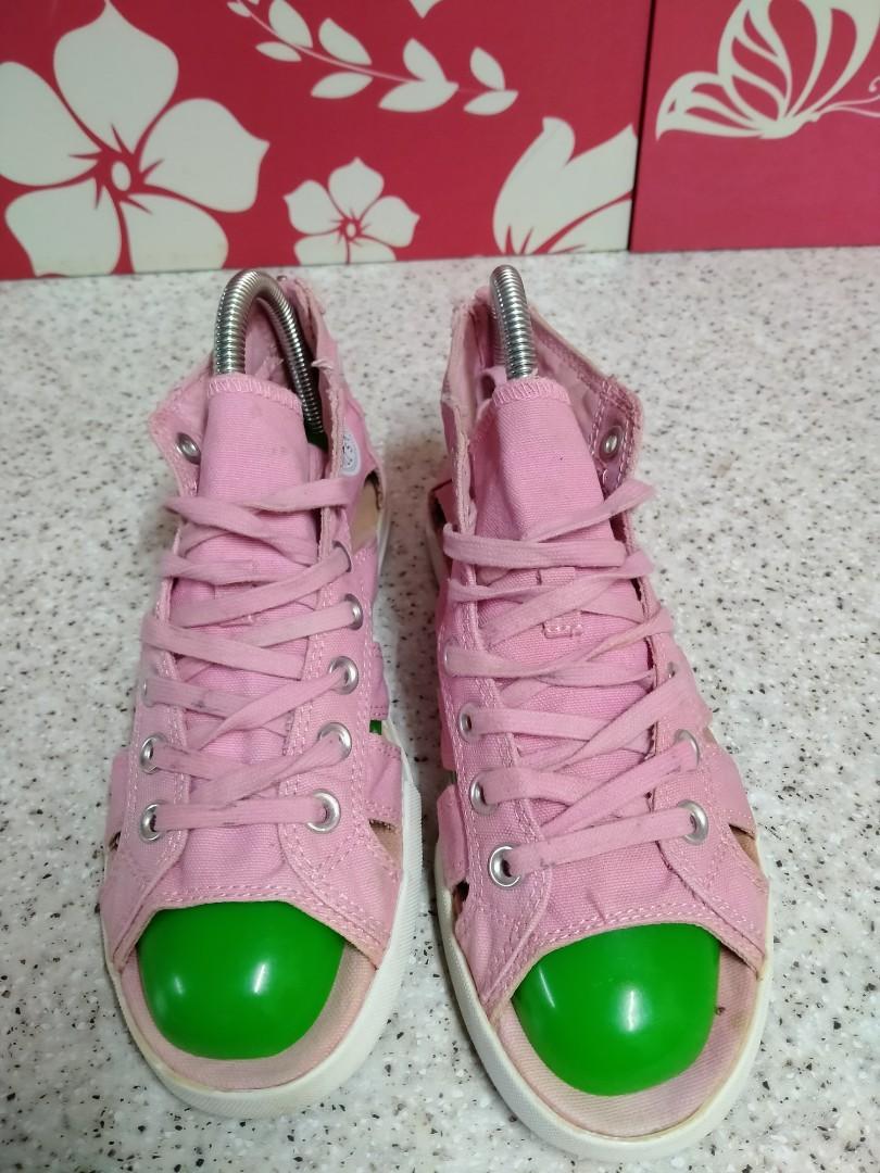Toeless converse on sale