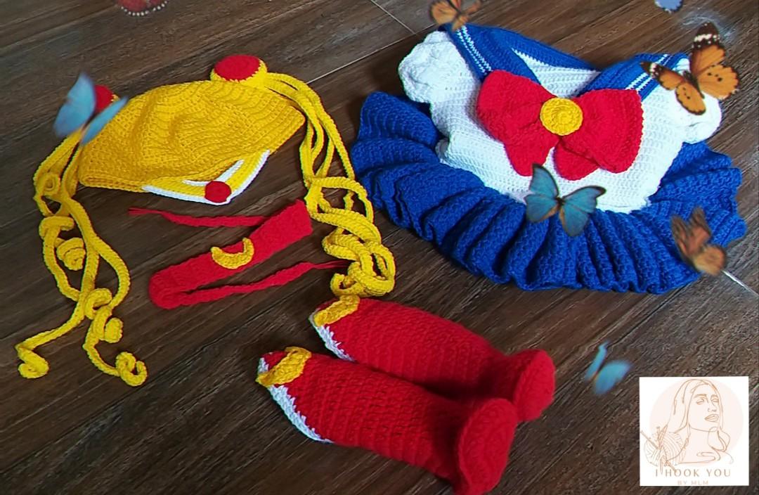 Sailor moon baby outfit top