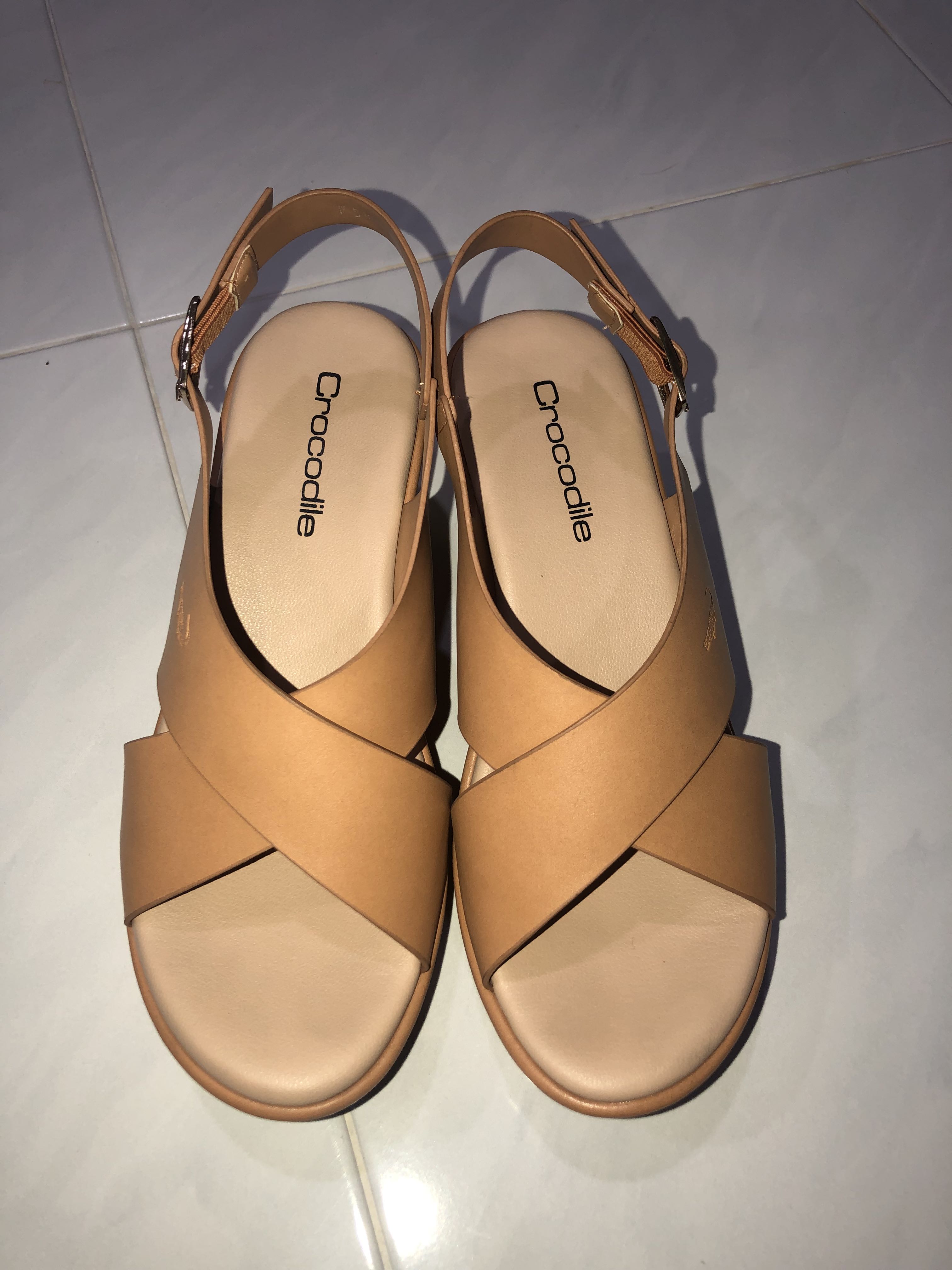 crocodile women sandals