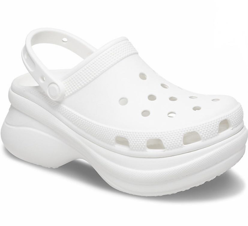 White classic clog crocs top