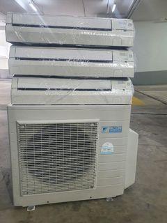 Daikin system 3 9k/9k/12k for commercial and home purposes