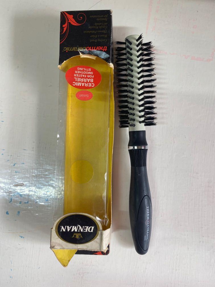 Denman thermo ceramic hair barrel brush (Category: Hair Accessories) located in Manila. Submitted by skyprincess (Listing ID 1100640824, Image 1). Description: Barely used.