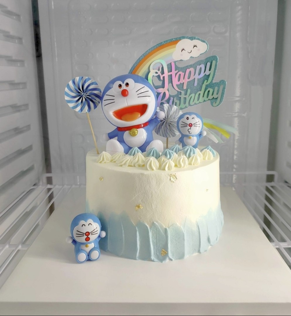 Seyal® Doraemon Happy Birthday Cake Topper : Amazon.in: Toys & Games