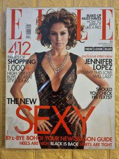 Elle Magazine UK September 2005 Jennifer Lopez
