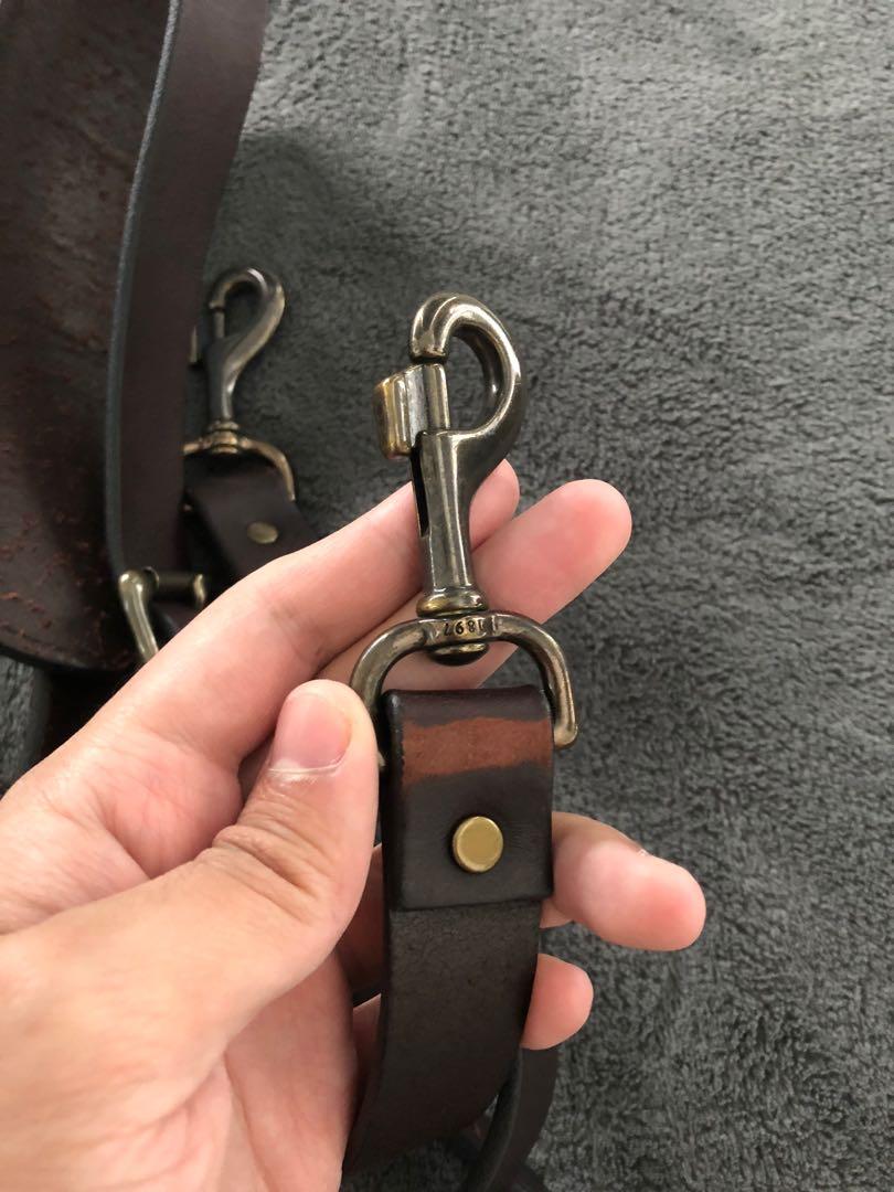 Filson Original 256 LeatherTrimmed Twill Briefcase, Men's Fashion