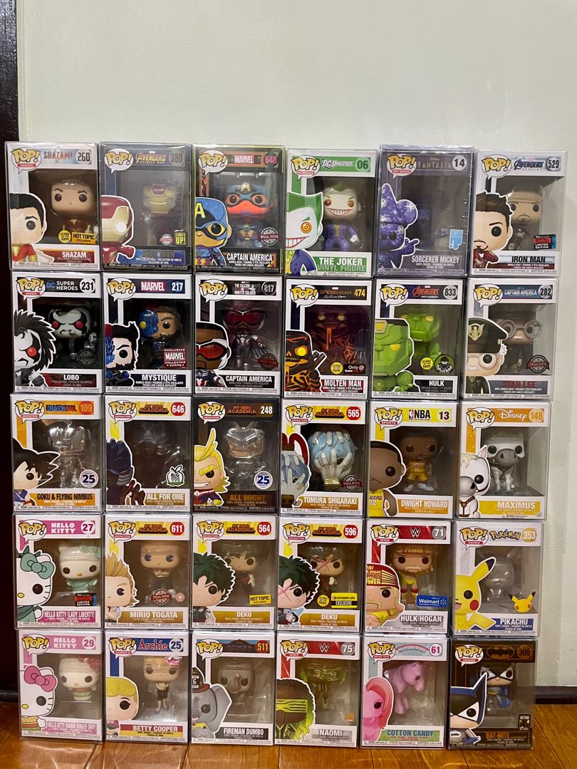 Funko pops Random lines, Hobbies & Toys, Toys & Games on Carousell